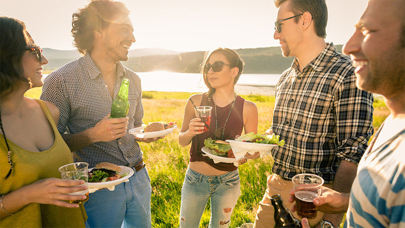 Burger mit le Rustique Camembert